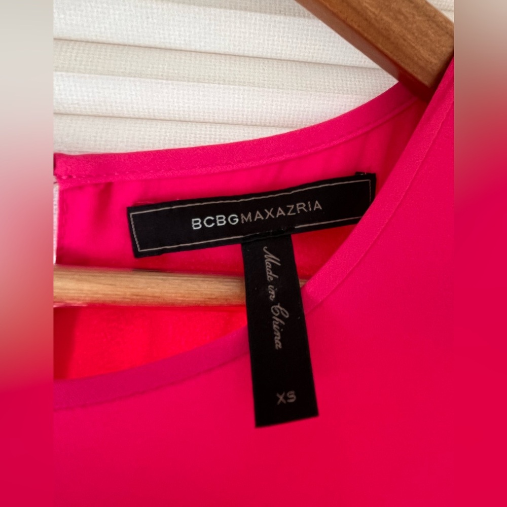 BCBG Jenine High-Slit Pleated Skirt Maxi Dress - Picture 12 of 12